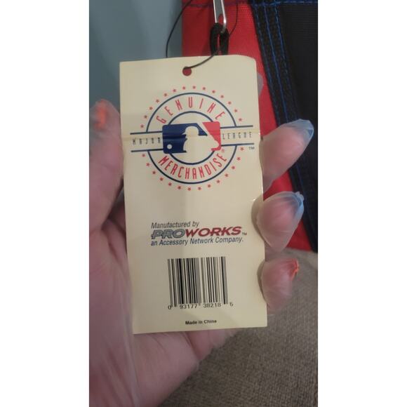 Vintage Philadelphia Phillies MLB Backpack by ProWorks Red Black NWT 90s - Picture 2 of 9